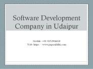 Software Development Company in Udaipur