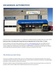 Dickerson Automotive