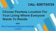 Choose Peerless Location For Your Living Where Everyone Wants To Reside