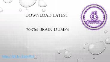 70-764 Real Question Answers