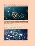 Blockchain Technology: A Brief Introduction PowerPoint PPT Presentation
