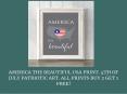 PATRIOTIC PRINT WALL ART - BENT WISHES (1) PowerPoint PPT Presentation
