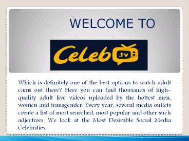 celebrity live video cam