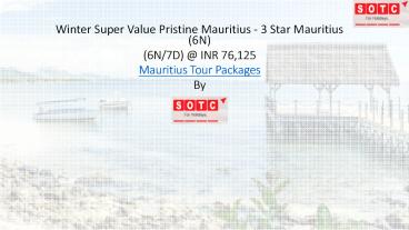 Winter Super Value Pristine Mauritius - 3 Star (1)