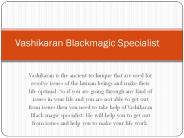 Vashikaran Black Magic Specialist