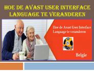 Hoe de Avast User Interface Language te veranderen?