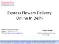 Express Flowers Delivery Online In Delhi PowerPoint PPT Presentation