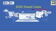 B2B Email Lists