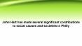 John Hart has made several significant contributions to social causes and societies in Philly PowerPoint PPT Presentation