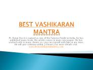 Best Vashikaran Mantra