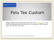 Polo Tee Printing