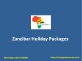 Nyange Adventures Ltd | Zanzibar Holiday Packages PowerPoint PPT Presentation