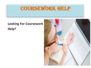 Coursework Help