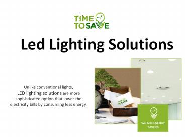 led lighting solutions