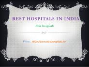 Best Hospitals in India