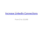 How to Increase Linkedin Connection