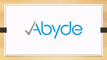HIPAA Compliance Programe - Abyde