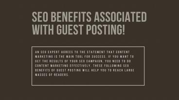 Get Traffic Through Guest Posting
