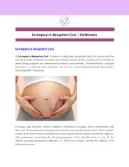 Surrogacy in Bangalore Cost | ElaWoman