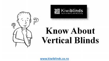 Know About Vertical Blinds