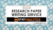 Research Paper Writing Service