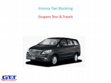 Innova Taxi Booking