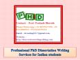 Professional PhD Dissertation Writing Services for Indian students PowerPoint PPT Presentation