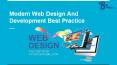 Modern Web Design And Development Best Practice  |  Blue Whale Media PowerPoint PPT Presentation