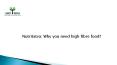 Nutritatva: Why you need high -fibre  food? PowerPoint PPT Presentation