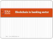 Blockchain in banking sector