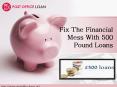 Fix the Financial Mess with 500 Pound Loan PowerPoint PPT Presentation