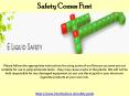 Safety Comes First PowerPoint PPT Presentation