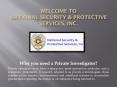 Private Investigator Fort Worth, Security Services Louisiana PowerPoint PPT Presentation