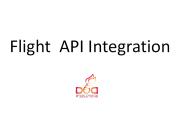 Flight  API Integration
