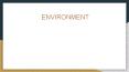 Environment PowerPoint PPT Presentation