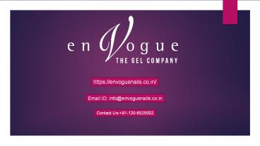 Top Class Healthy Gel Nail Products in India