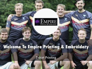 Information Presentation Of Empire Printing & Embroidery