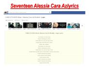 Seventeen Alessia Cara Azlyrics