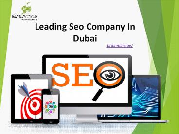 Leading Seo Company In Dubai