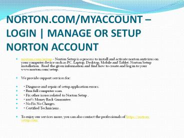 NORTON.COM/SETUP ACTIVATE YOUR NORTON ACCOUNT ONLINE (1)