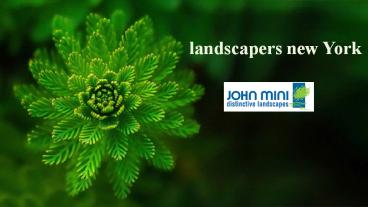 landscapers new York
