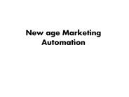 New Age Marketing Automation