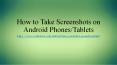 6 Easy Ways to Take Screenshot on Android Devices PowerPoint PPT Presentation