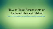 6 Easy Ways to Take Screenshot on Android Devices