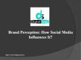 Brand Perception: How Social Media Influences It? - Digitalseed PowerPoint PPT Presentation