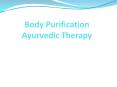 Body Purification Ayurvedic Therapy