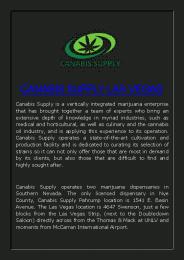 Canabis Supply Las Vegas