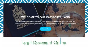 Buy Real Passport Online