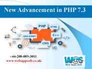 New Advancement in PHP 7.3