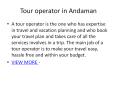 Andaman Group Tour Packages PowerPoint PPT Presentation